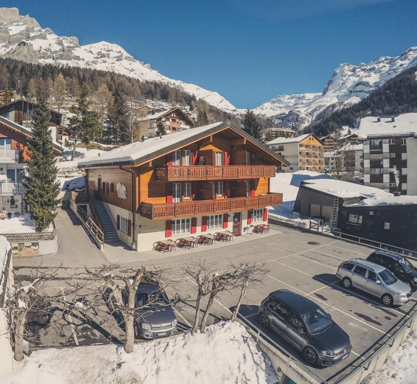 Touristenheim Bergfreude Leukerbad Esterno foto